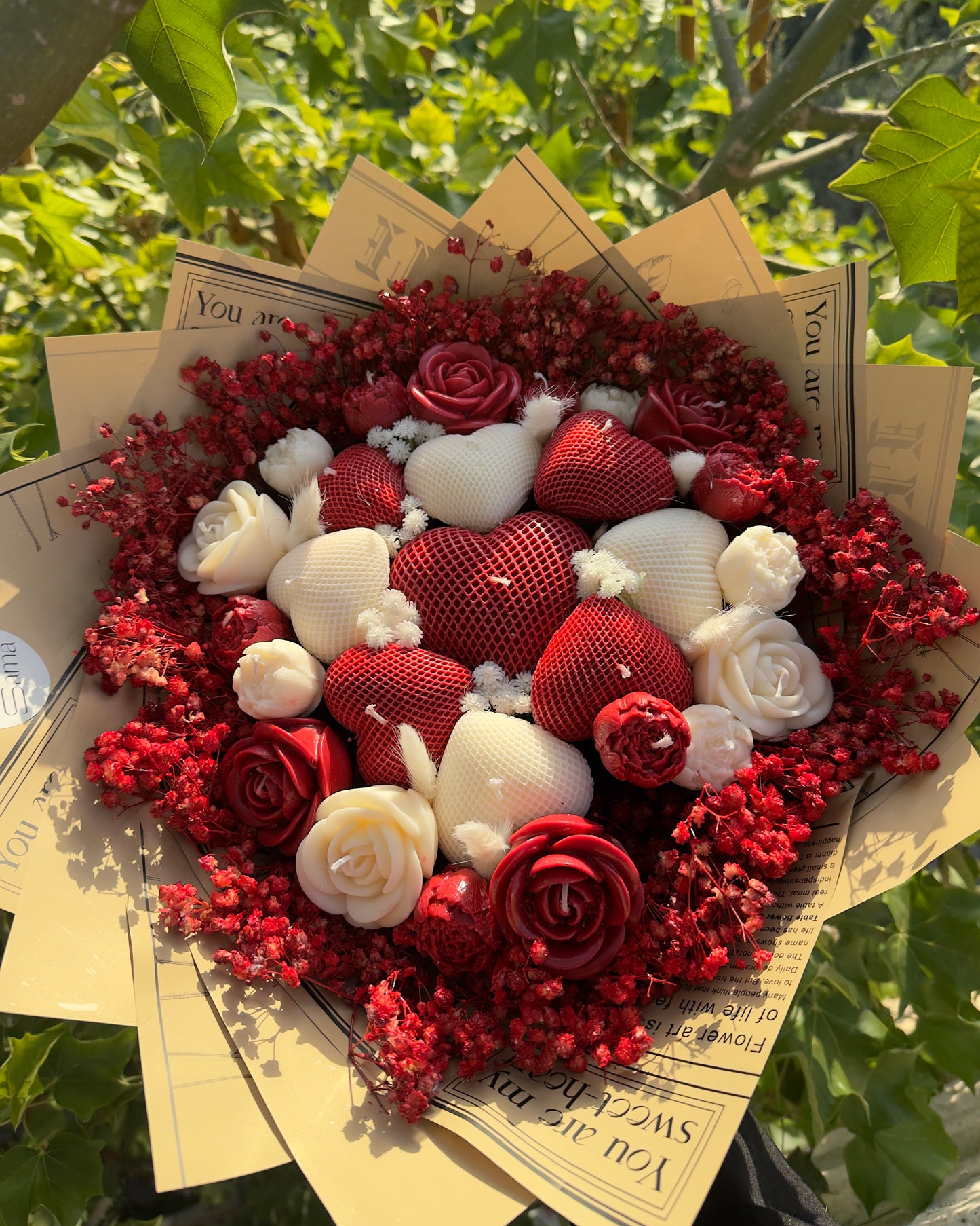 Hearts bouquet